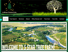 Tablet Screenshot of 5startrees.com